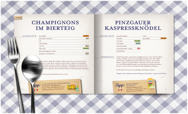Lidl Cookbook on the Behance Network #designbureau #24 #editorial #austria