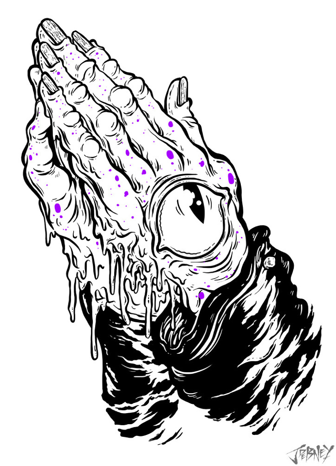 Praying Hands - THE ART OF JORDAN DEBNEY