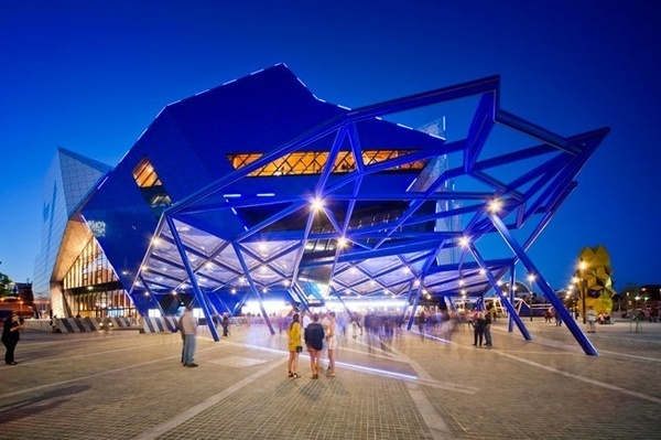 PERTH ARENA, A MULTIFUNCTIONAL STADIUM INSPIRED BY A PUZZLE #architecture
