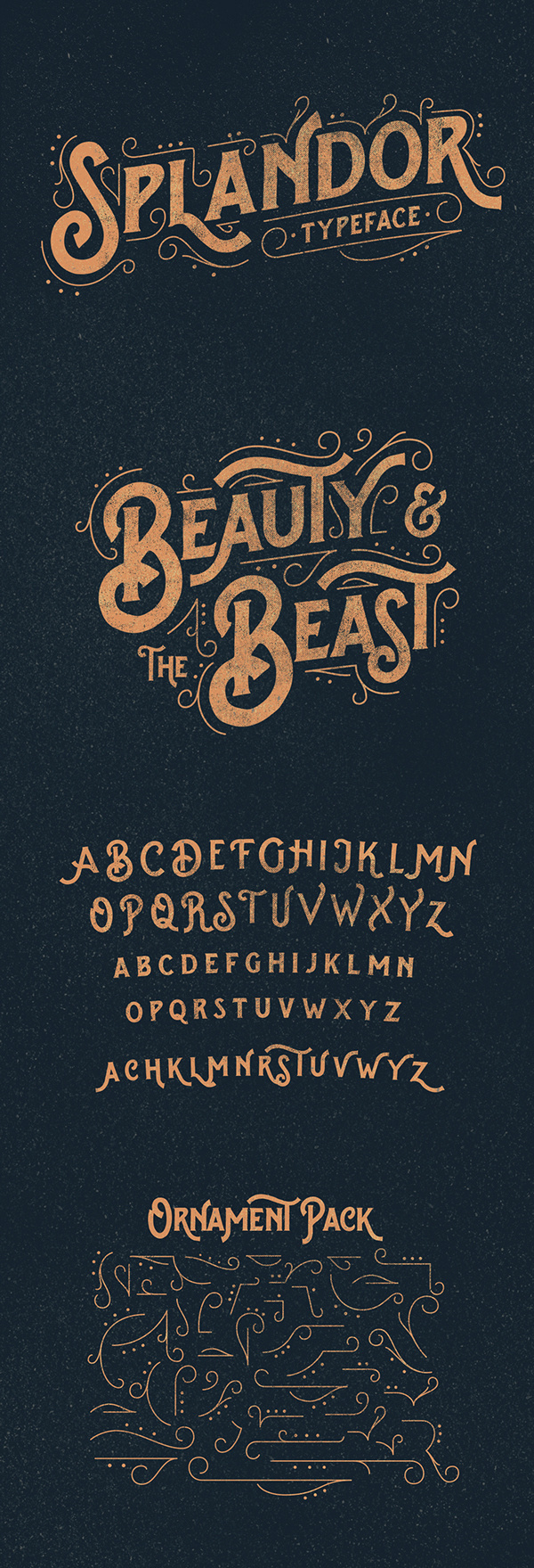 Splandor Typeface by Ilham Herry #inspiration #creative #typeface #typography