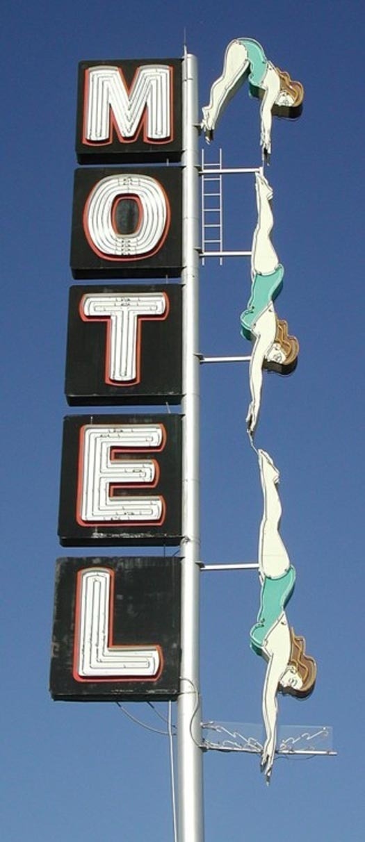 old motel sign #motel #sign #vintage