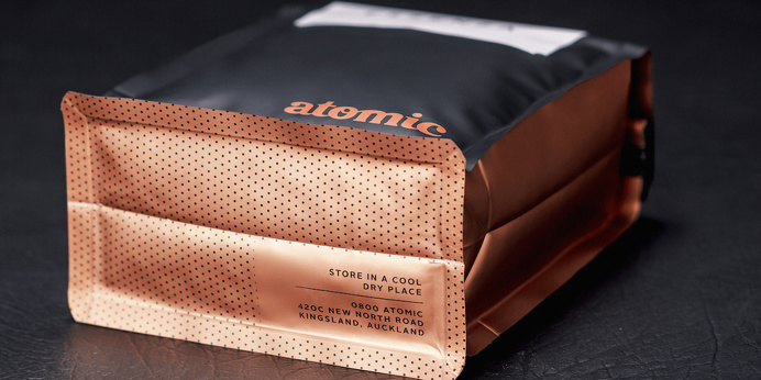 Coffee packaging from Atomic