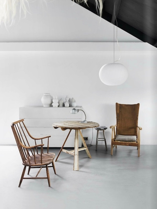April and May: Est Magazine #interior #chair #light #white