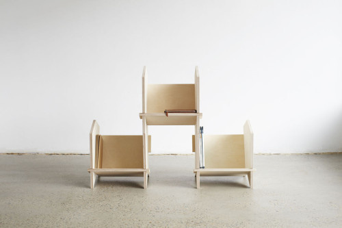 Chevron Shelves by Henry Wilson #minimalist #shelving #minimal #minimalism