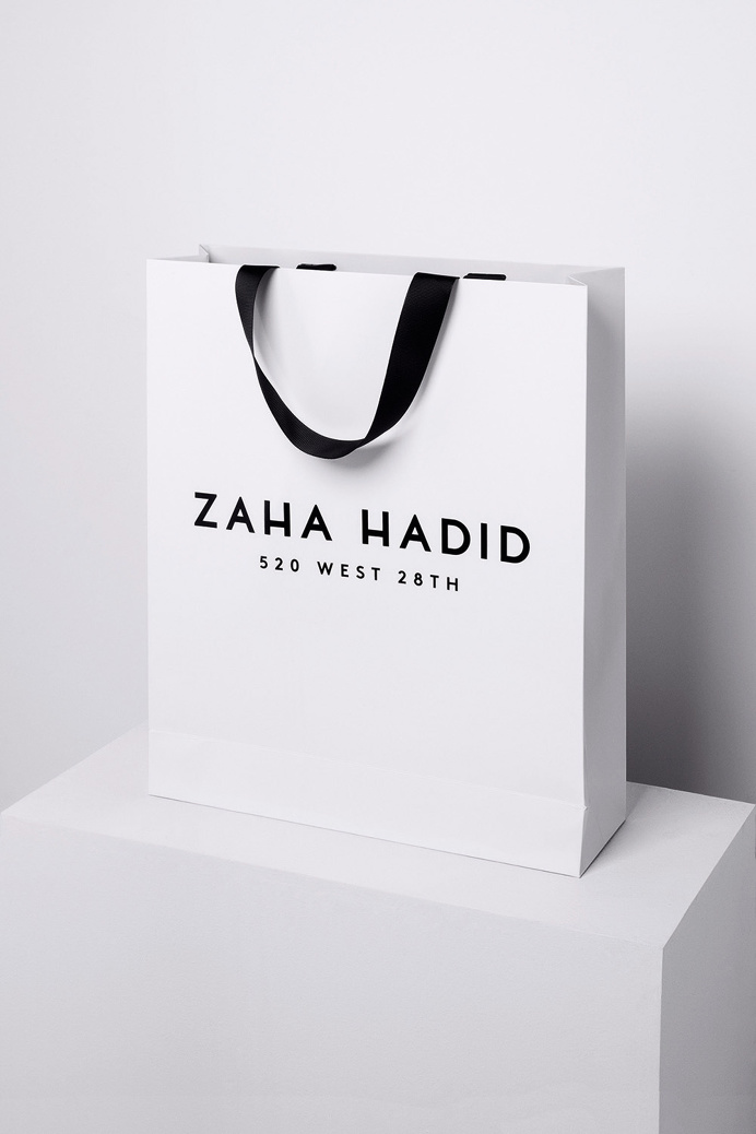 Zaha Hadid #bag #branding #logo #identity #motherdesign #julestardy #architecture