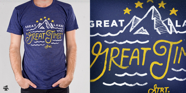 Great Times T shirt design by Smiths Canvas Mintees #shirt
