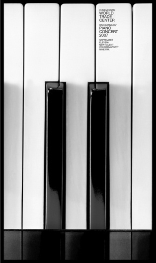 ICOGRADA | IN MEMORIAM: WORLD TRADE CENTER #piano #centre #world #trade #memoriam #poster #concert