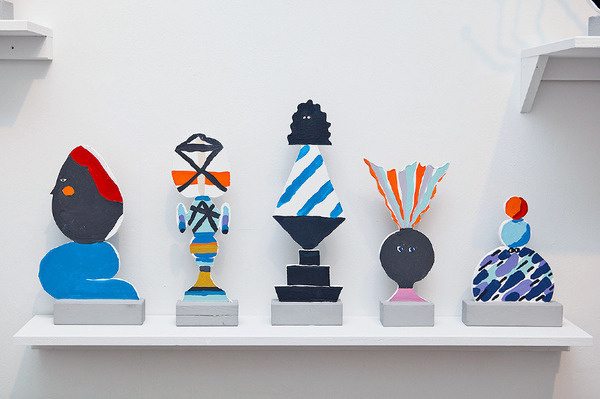 Wood Sculptures at Beginnings NYC Merijn Hos #art