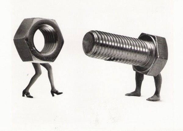 Stephen Kroninger Alfred Gescheidt #photo #legs #manipulation #screw #surreal #collage