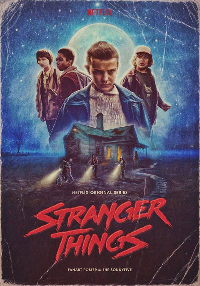 Stranger Things - Retro Poster
