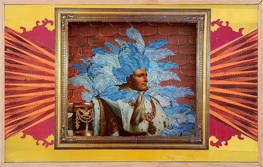 Dan Bina, Napolean a la Reno #cut #bina #dan #reliefe #vintage #art #collage