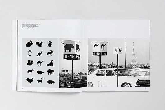 Burton Kramer Identities / A Career Retrospective Book #design #book #spread #symbol #silhouette #animal #brochure