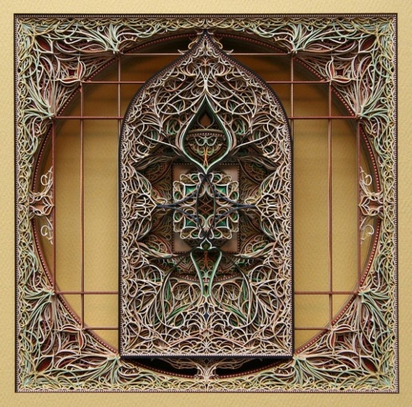 Amazing Laser Cut Paper #details #lasercut #topographic #art #paper