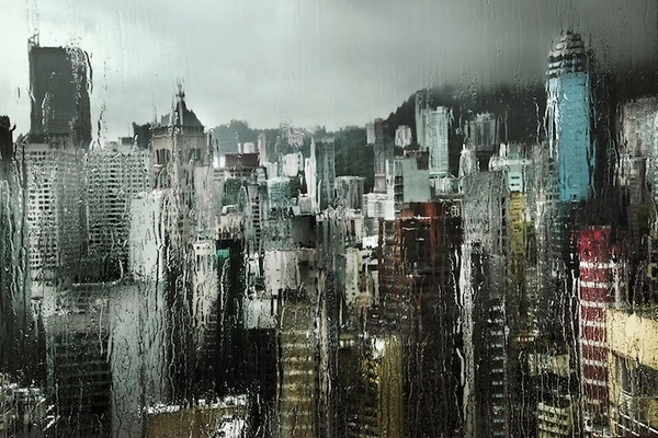 Glistening Hong Kong in the Rain Photos by Christophe Jacrot #kong #cityscape #landscape #photography #hong