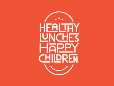 #lettering #type #illustration #shirt #healthy #kids #children #food #happy #tshirt #fruits #vegetables