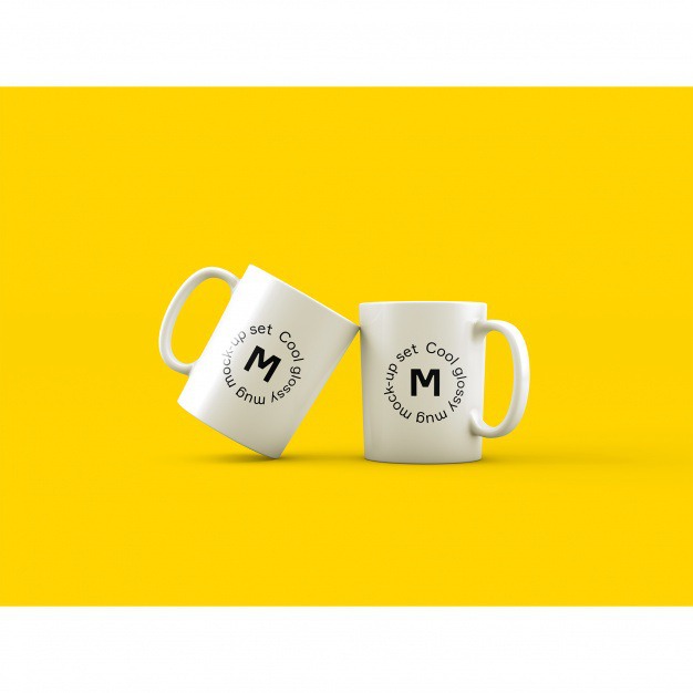 Two mugs on yellow background mock up Free Psd. See more inspiration related to Background, Mockup, Template, Web, Website, Yellow, Mock up, Cup, Mug, Templates, Website template, Colourful background, Mockups, Up, Colourful, Web template, Realistic, Cups, Real, Two, Web templates, Mock ups, Mock, Mugs and Ups on Freepik.