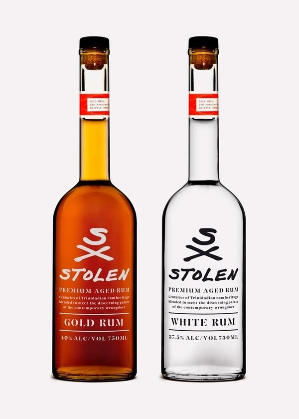 Rum bottles. #lettering #typography