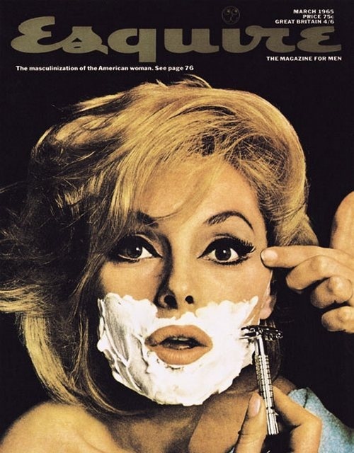Vintage Esquire magazine cover. March 1965 #cover #esquire #vintage #magazine