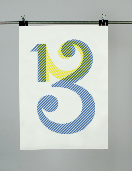 1,2,3 James Huyton Artist/Illustrator/Designer #poster #typography