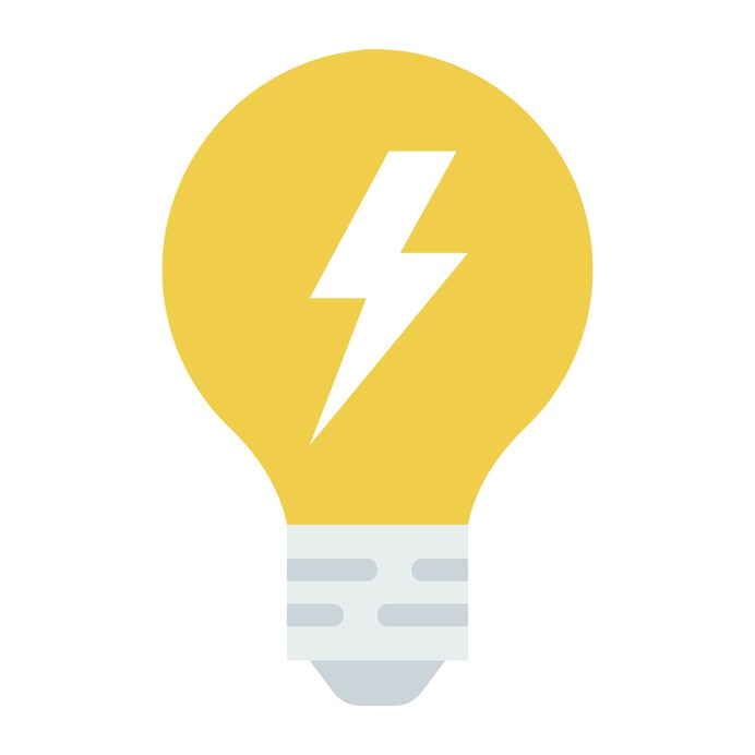 See more icon inspiration related to idea, electricity, light bulb, electronics, invention, illumination and technology on Flaticon.