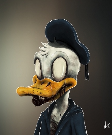Andre De Freitas #zombie #donald #duck