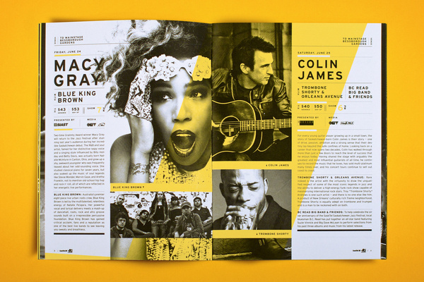 Saskatchewan Jazz Festival 2011 on Behance #magazine