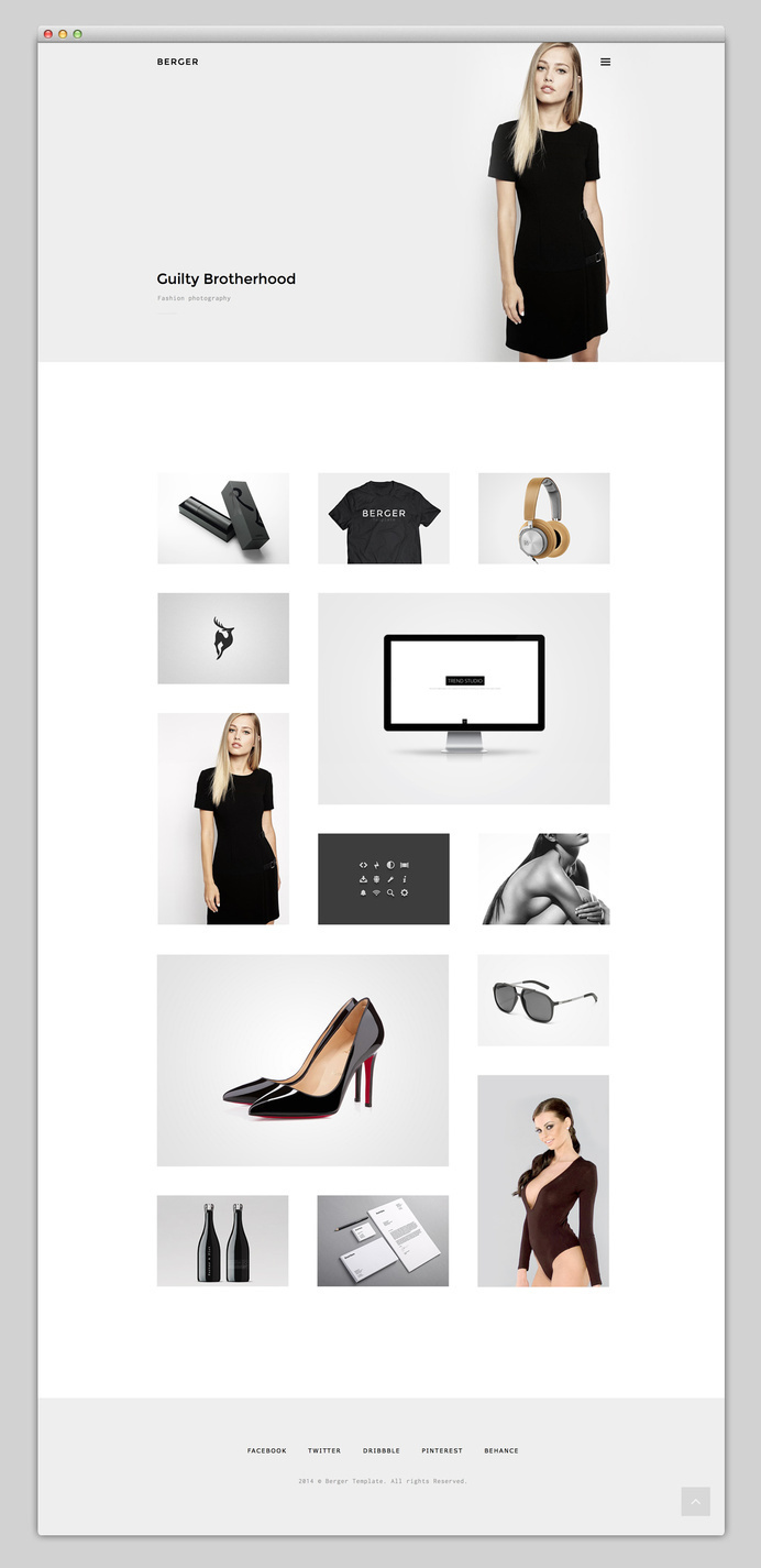 Websites We Love — Berger #ux #design #ui #minimal #web