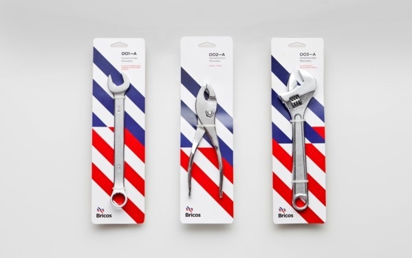 Bricos on the Behance Network #packaging #geometry #typography