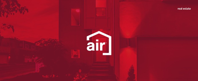 air Real estate Identity - Mindsparkle Mag Leandra Rexhepi is the designer behind "air" – A new brand identity for a real estate firm. #branding #identity #design #color #photography #graphic #design #gallery #blog #project #mindsparkle #mag #beautiful #portfolio #designer