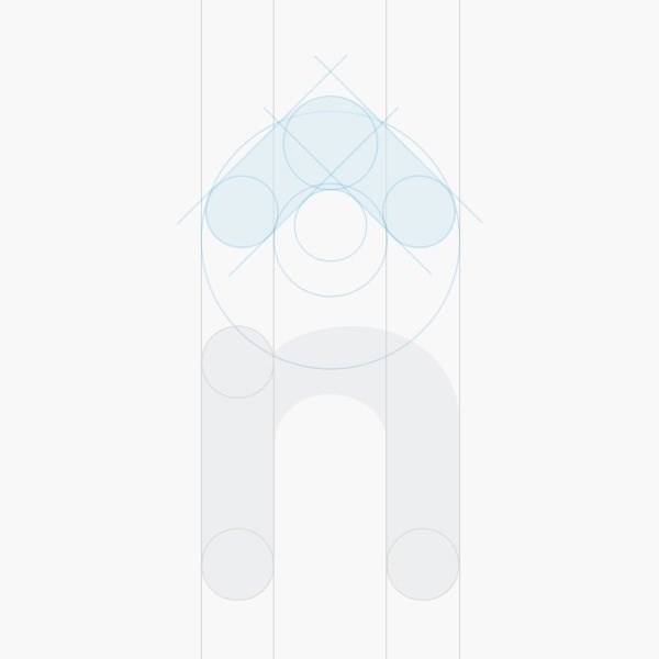 Lander Identity on Behance #grid #identity