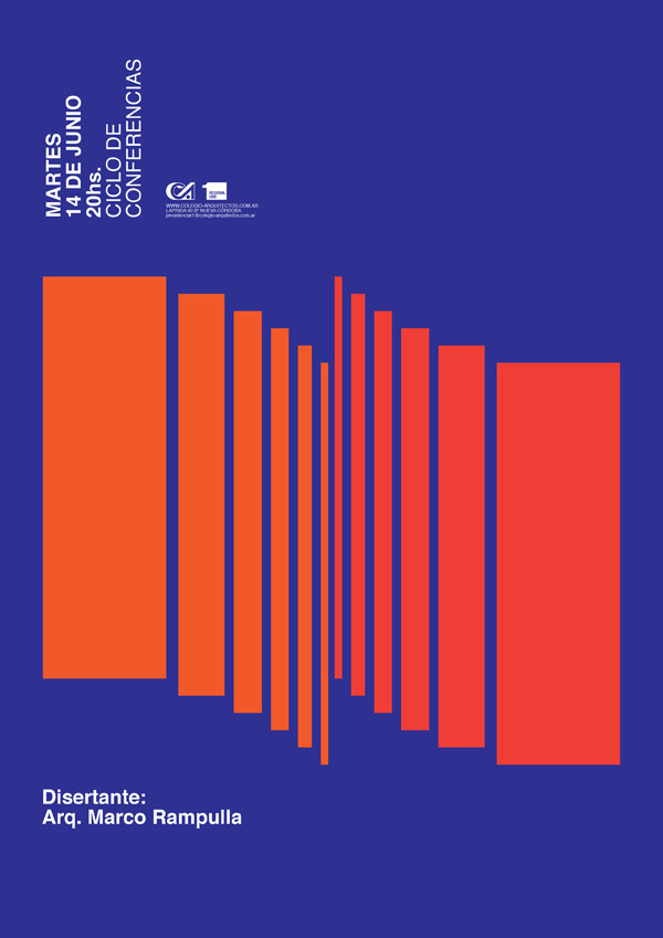 Colegio de Arquitectos on Behance #poster