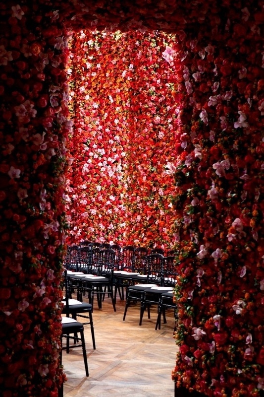 Color Art Show Fall-Winter 2012 for Christian Dior #flowers #s #art #show #fashion #raf #christian #dior