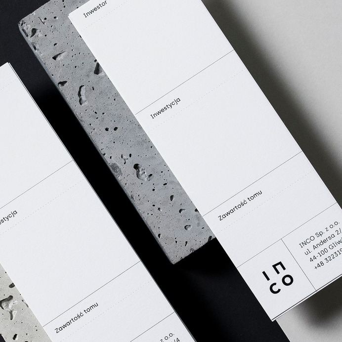 INCO Architects Corporate Design - Mindsparkle Mag INCO Architects is an architectural practice based in Gliwice, Poland, founded in the late 1990s #packaging #identity #branding #design #color #photography #graphic #design #gallery #blog #project #mindsparkle #mag #beautiful #portfolio #designer