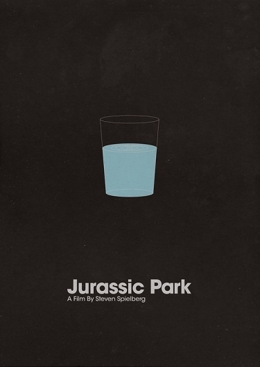 ShootTheGlass — Jurassic Park #ju #water #park #glass #jurassic #posters #minimal #movies
