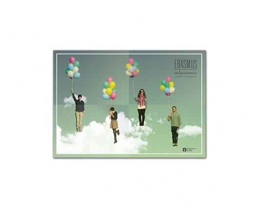 ERASMUS esdperience - Ana #balloons #sky #erasmus #design #students #fly #poster