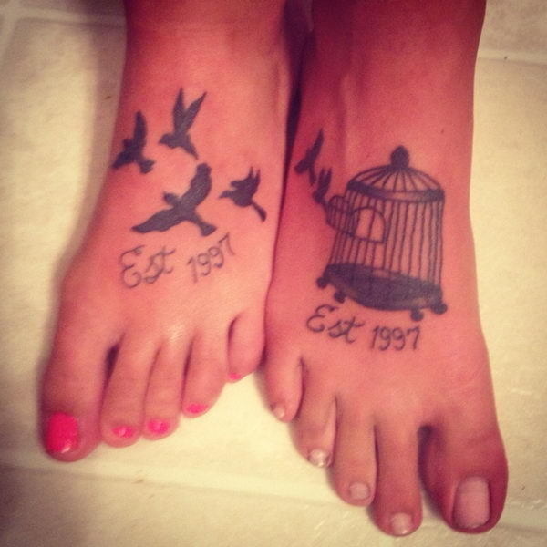 40+ Creative Best Friend Tattoos #bff #friend #best #tattoo #idea