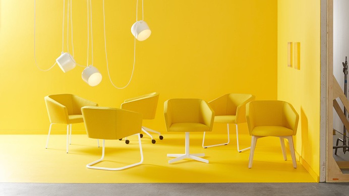 Stylex Ridge Guest #photography #yellow #set #interiordesign #chair #photoshoot