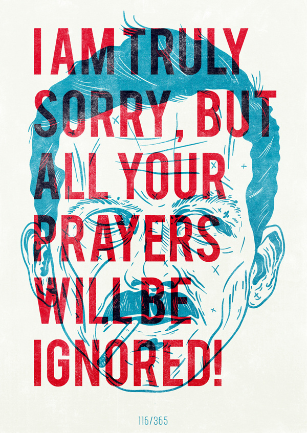 I am truly sorry..., by Hannes Beer #creative #design #graphic #inspiracion #poster