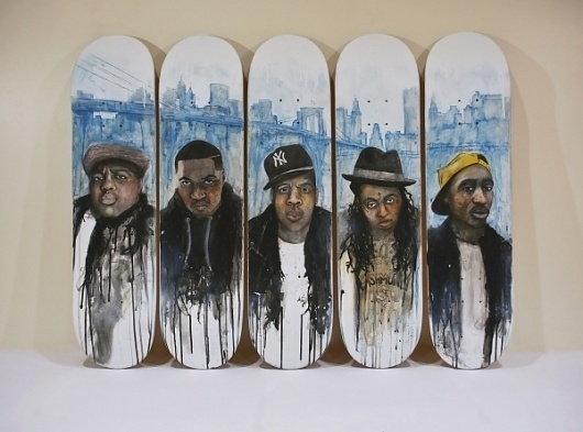 illustrations : jesse williams #illustration #portrait #hop #skateboard #hip #rappers