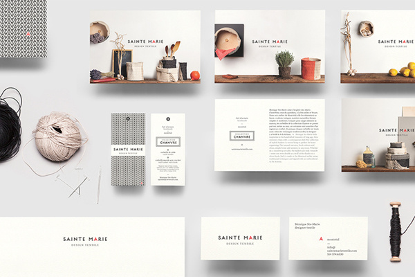 Beautiful Brand Identity Design - Clean and Simple #branding #identity #print design #textile