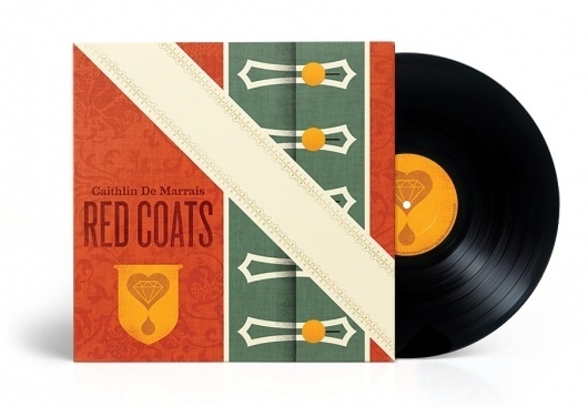 The Design Repository of Brad Surcey #red #coats #cover #record #vinyl