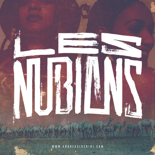 Les Nubians #lesnubians #france #hiphop #typography #branding #soul