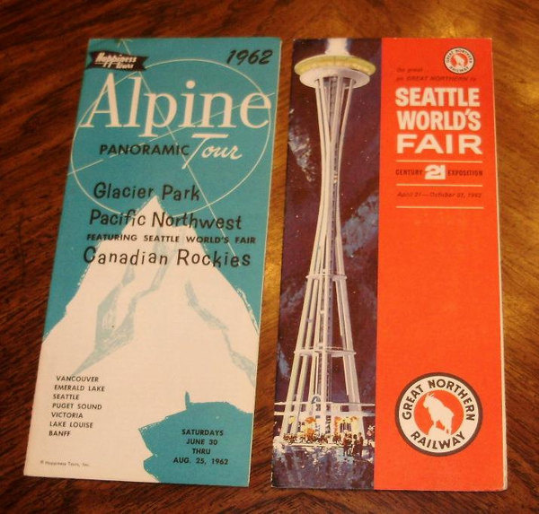 1962 Seattle World's Fair Tour Brochures #vintage #brochure
