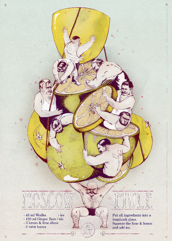 Shaken, not stirred on the Behance Network #muscle #strength #lemons #climbing