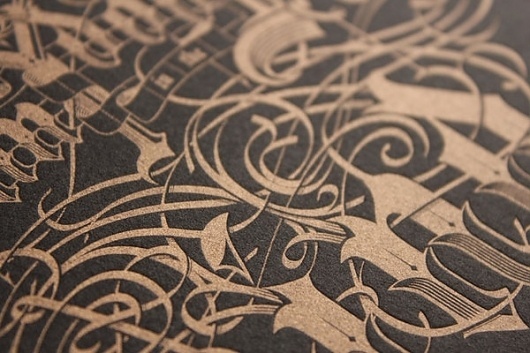 Romantic on Typography Served #letterpress #typography