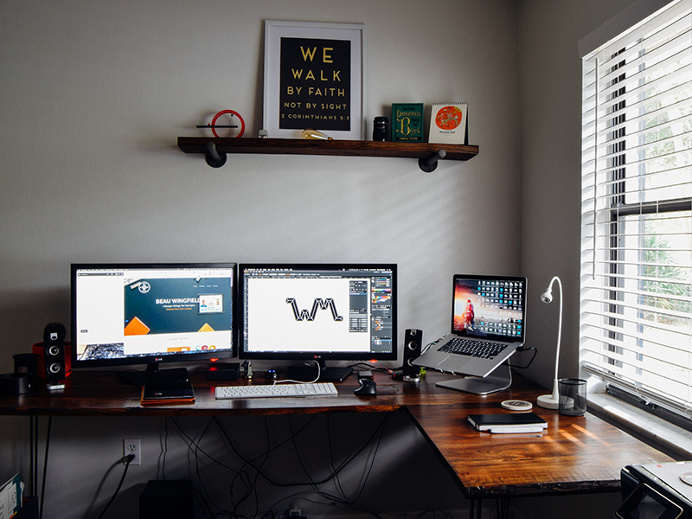 New Workspace by Beau Wingfield