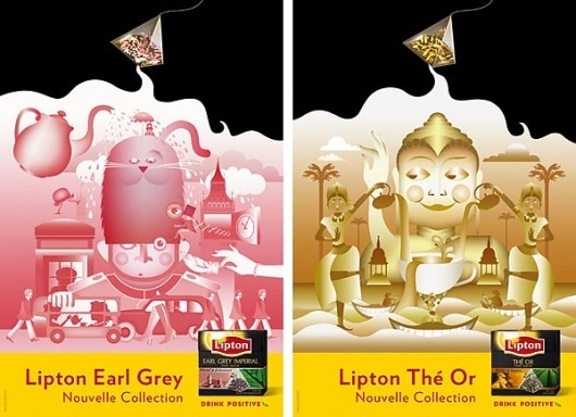Mr L'Agent - News #campaign #design #illustration #lipton #forgot #emily