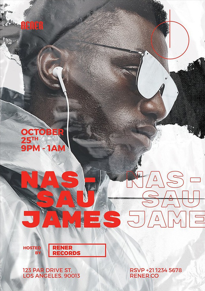Hip Hop DJ Flyer Template