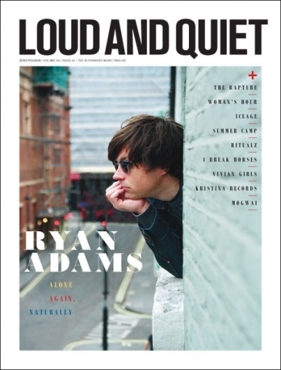 INSIDE OUR CURRENT ISSUE « New music, features, reviews, news and free mp3s – loudandquiet.com #typograpghy #print #cover #logo #magazine