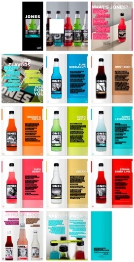 Jones Soda Catalog on the Behance Network #justin #pages #jones #beverage #catalog #type #soda #marimon